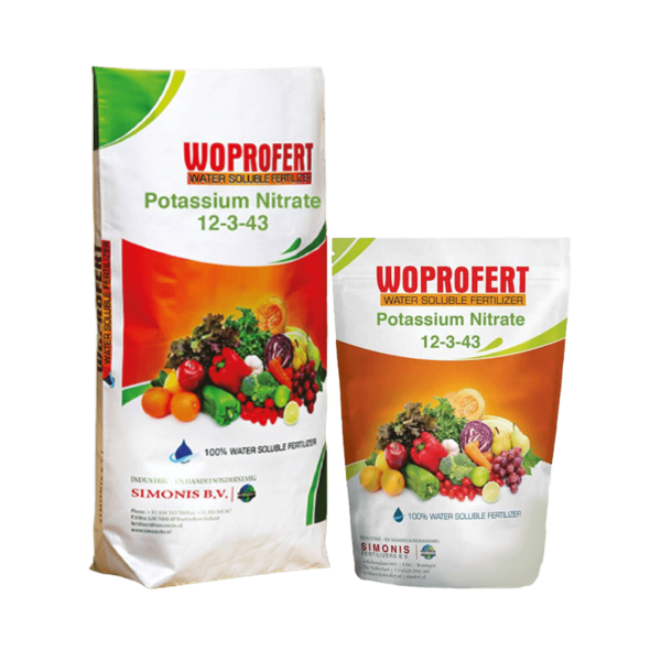 کود نیترات پتاسیم 43- 3- 12 NPK وپروفرت (2، 10 و 25 کیلویی)