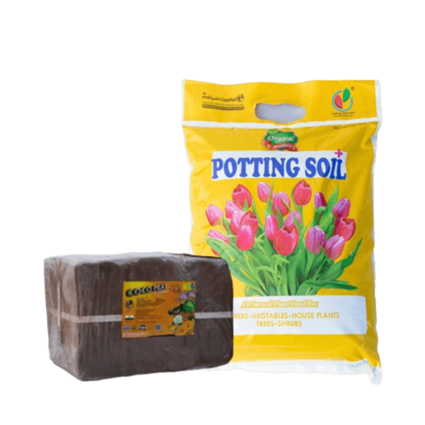 خاک کوکوپیت بهرشد (25 لیتری و 6 کیلویی قالبی)