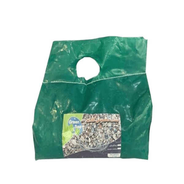 سنگ ته گلدان و ساخت جزیره گرین سی 7 کیلویی